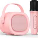 LENRUE Karaoke Machine for Kids with Wireless Microphone, 4 Magic Voices, Colorful Light, Karaoke for Girls Boys, Best Birthday Gifts for Kids 4, 5, 6, 7, 8, 9, 10, 11, 12+