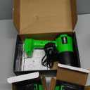 Leaf Blower Cordless, Handheld Leaf Blower with 2 X 4.0Ah Battery and Charger, 6 Speed Modes, Lightweight Blowers for Lawn Care, Patio, Yard, Dust,Blowing Leaves,Snow (Green)