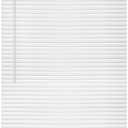 Eclipse 1 Inch Mini Blinds for Windows, 30 Inch Wide x 48 Inch Long, White Vinyl, Light Filtering Cordless Window Blinds, Quick Installation, Safe for Children & Pets, Wand Tilt for Easy Operation