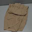 Xiaoxuemeng Womens Baggy Wide Leg Pants Casual Elastic Waisted Palazzo Harem Pants with Pockets (Beige), Medium