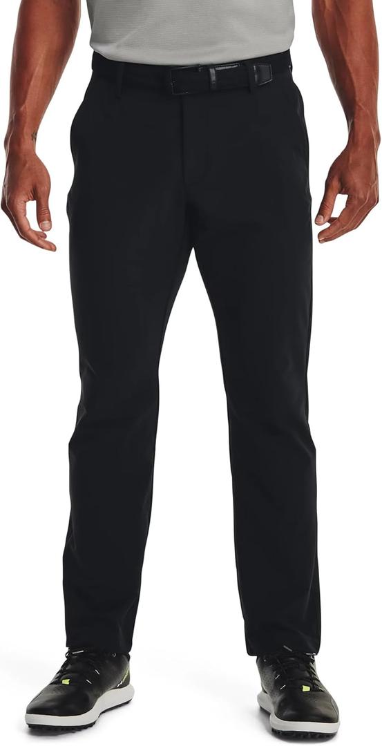 Under Armour Men's Matchplay Golf Pants (30W x 30L, (001) Black / Black / Black)