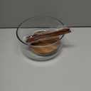 LiTY Glass Salad Bowl Set, 9 Medium Salad Servers with Acacia Wood Base and Salad Serving Utensils, for Party, Fruits, Popcorn, Chips, Pasta, Kitchen Must-Have