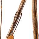 Brazos Rustic Wood Walking Stick, Ironwood, Traditional Style Handle, for Men & Women, Made in The USA, 55 Inch