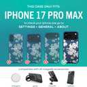 Smartish iPhone 17 Pro Max MagSafe Case - Gripmunk Magnetic Slim Case [Lightweight + Protective] Thin Grip Cover with Microfiber Lining - Shockproof for Apple iPhone 17 Pro Max - Very Cherry Blossom
