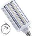 60W Super Bright light bulbs , 7800 High Lumen LED Corn Light Bulb (450W Equivalent), E26 Base Daylight White 5000K, Energy Saving Light for Garage Warehouse Outdoor Indoor Backyard Barn Workshop