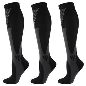 nemokamai Compression Socks for Women Men Circulation Knee High 3 Pairs