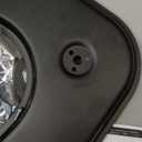 WALI Triple Monitor Stand, Free Standing Three LCD Monitor Fully Adjustable Desk Mount Fits 3 Screens up to 27 inch, 22 lbs Weight Capacity per Arm (MF003), Black