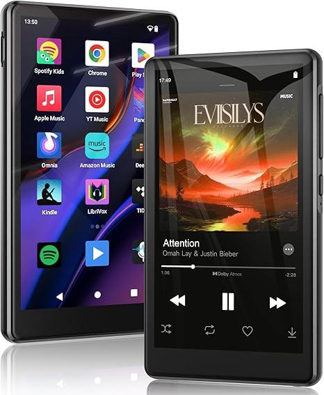 RUIZU 163GB Android MP3 Player with Bluetooth and WiFi, 4.5" IPS Touchscreen Music Player with Spotify, Pandora,  Music, Parental Control MP4 MP3 Player for Kids with Libby, Audible, Up to 1TB