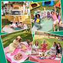 Waterproof Picnic Blanket Beach Outdoor Camping Mat Extra Large Foldable Cute Big Travel Essential Accessories Gift Park Patio Lawn Garden Grass Ground Play Music Festival Concert Must Have