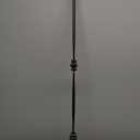 Wrought Iron Hollow Balusters - Deck Spindles Stair Railing indoor,Stair Double Spoon Knuckle Hollow Iron Baluster stair spindles, for staircase interior, Includes 2 Drill Bits for Wood(12 Pack Black)