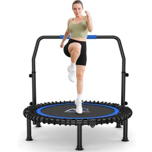 ANCHEER 40" Mini Rebounder Trampoline for Adults,Bungee Rebounder Indoor