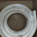 Sealproof 1.5" Dia Flexible PVC Pipe, Swimming Pool and Spa Hose, Pool Plumbing Schedule 40 Tubing, Made In USA, 1-1/2-Inch, 50 FT, White