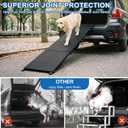 Dog Ramp for Car 71" X 17.6" Extra Long Folding Aluminum Pet Ramp for Large Dogs up to 250 LBS, Portable Waterproof Dog Ramps for SUV Truck Cars