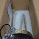 AMARTIZ Mid Century Gold Globe Table Lamp Modern U-Shape 2-Light Desk Table Light with Milk White Glass Shade Metal Base Nightstand Lamp for Bedroom Bedside, G9 Bulb (Not Included)