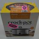 Crock-Pot 7 Quart Oval Manual Slow Cooker, Stainless Steel (SCV700-S-BR), Versatile Cookware for Large Families or Entertaining