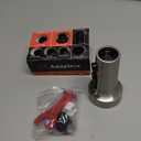 Pull Down Spray Head Replacement - for Kitchen Faucet Sprayer Head with 15 Adapters, 3 Function Pull Out Faucet Spray Nozzle, Brushed Nickel