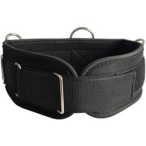 Fitness Resistance Belt Multi Functional Fitness Belt with 5 Rings for Weight Training and Resistance Training of Load Carrying Pull Up Belt Squat