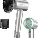 Professional Ionic Blowdryer with Magnetice Nozzle, Hairdryer for Home&Travel