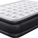 Queen Size Air Mattress, Inflatable Blow Up Mattress with Built in Pump 16" Raised for Home Guest and Camping, Portable Air Bed with Carry Bag, 660 lbs Weight Capacity, Non-Slip Bottom