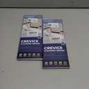 2 x Crevice Cleaning Brushes, Scrub Brush for Hard to Reach Small Space, Home Essentials, Cleaning Supplies, Cleaning Tools for Household Use, Bathroom, Shower, Kitchen, Toilet, Window (3, Black)