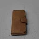 Cluci Womens Long Leather Wallet, RFID Blocking Leather Pocket Wallet Ladies Mini Purse with ID Window