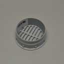 Premium USA Made 4" Inch Black Outdoor Round Flat Drain Grate Cover - Fits 4" Inch SDR Sewer & Drain Pipe/Fittings, Also Triple Wall & Corrugated Pipe 4" Not for Regular PVC (Grey) (Gray)