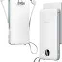 Portable Charger with Built in Cables,TESSAN 10000mAh Power Bank Fast Charging with Foldable Wall Plug Charger, PD20W Compact Battery Pack Travel Essentials for iPhone 17/16/15 Series,Samsung,Tablets (White)