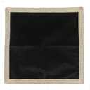 Indian Consigners Small Solid Color Velvet Cloth for Multipurpose Use (Black)