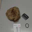 REECHO Hair Topper, Short Wiglet Hair Topper for Women with Thinning Large Coverage Synthetic Top Crown Hairpiece for Women - Dark Blonde