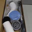 Electric Spin Scrubber - Cordless Bathroom Scrubber with 7 Brush Heads - Dual Speed IPX7 Waterproof Power Scrubber for Heavy-Duty Bathtub, Glass, Tile, and Car Cleaning (White)