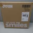 JOYIN 24'' Pre-Lit Christmas Wreath with Warm Lights, Large Lighted Christmas Wreaths for Front Door, Windows, Living Room, Xmas Indoor & Outdoor Holiday Decorations, Battery Operated