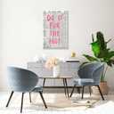 5 x Pink Preppy Wall Art Retro Chicago Newspaper Aesthetic Wall Decor Do It For The Plot Posters Canvas Print Trendy Room Decor Affirmation Quote Pictures for Apartment Bedroom Dorm 8x12inch Framed