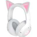Razer Kraken Kitty V2 BT Wireless RGB Headset: Chroma RGB Kitty Ears & Earcups - Bluetooth 5.2-40 mm Drivers - Noise-Cancelling Mics - Lightweight - 40 Hr Battery w/Type C Charging - White