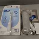 Oral-B iO Deep Clean Rechargeable Electric Toothbrush, White, iO Series 3 Limited, 2 Brush Heads, Travel Case, Pressure Sensor, 3 Cleaning Settings, 2-Minute Timer (1 Count (Pack of 1))