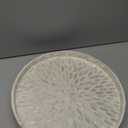 12.5" Lazy Susan for Table Top  Mother of Pearl Spinning Turntable Serving Tray, Marble Lazy Susan Organizer for Dining Table Centerpiece, Kitchen Island Decor, Bathroom Counter, Outdoor Use (White)