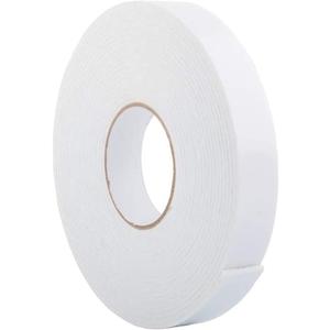 ToLanbbt Double Sided Foam Tape 1.18In x 33FT, Mounting Tape Heavy Duty, Strong Adhesive Weatherproof Seal Strips for DIY Craft Picture Poster, Car & Gap Filling Mountings, Home Office Decor (White)