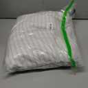 Farmhouse Shower Curtain Linen Beige Bow Woven Fabric Country Rustic Western, Pleated Beige Stripe 72" W x 84" L