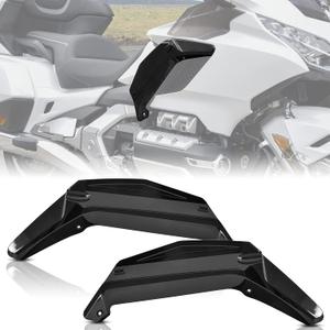 Lower Air Deflector Side Wing Wind for Gold Wing GL1800, Dark Smoke Wind Deflectors Side Windshield Windscreen for Honda Gold Wing GL 1800 2018-2024 Accessories