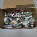 JUSTOTRY 2PC 6.6ft Christmas Lights for Indoor Bedroom Decorations - 10 LED Globe Bulbs String Light with Tree & Snow & Cute Ornaments for Home Patio Decor Fireplace Xmas Tree Decoration (Warm White)