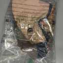 Mepase 6 Pcs Halloween Cowbell Costume Accessories Set Adult Costumes Outfit with Brown Afro Wig Beards, Sunglasses, Drumsticks, Fake Belly, Cowbells for Halloween Party Cosplay