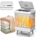 Folding Towel Warmer,35L Dryer & Heater Dryer Machine Heat/Dry Modes Portable Family-Sized Foldable Design Spa Blanket Warmers for Bathroom, Spa, Home Gifts Set