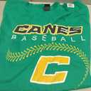 AS Canes Baseball Sports T-Shirt green S