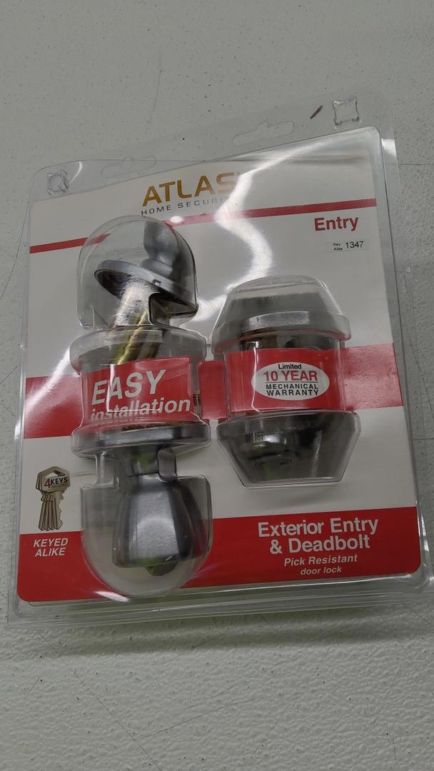 Atlas Exterior Entry and Deadbolt Combo Kit