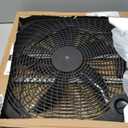 Amazon Basics 3-Speed Box Fan for Bedroom, Portable with Carry Handle, Powerful Airflow, 5 Blades, Lightweight Design, 67 Watts, 20-Inch, Black, 6.8"D x 20.86"W x 21.33"H