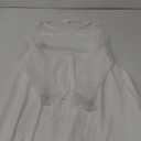 Arshiner Girl's Contrast Mesh Puff Long Sleeve High Waist A Line Short Dress with Pockets 165, 14-16 Years