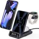 Wireless Charger for Pixel Watch 3/2, 3 in 1 Charging Station for Google 9 Pro Fold/9 Pro XL/9 Pro/9a/9/8/7/6/5, SwanScout 708G2 (Not for Pixel Watch 4/1, No Adapter)