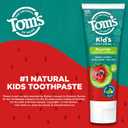 Tom's of Maine Fluoride Kids Toothpaste, Natural Toothpaste, Dye Free, No Artificial Preservatives, Silly Strawberry, 5.1 oz. 3-Pack 