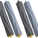 Rubber Roller Brushes,Replacement Parts for irobot Roomba 800 & 900 Series, Roomba 800 850 860 861 866 870 880 890 900 980 985 Vacuum,Roomba Accessories 2 Sets of Debris Extractor