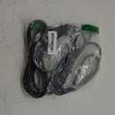 2-Pack 15ft Extension Cord 16 SJTW AWG Heavy Duty 3 Prong Power Cord (Black)