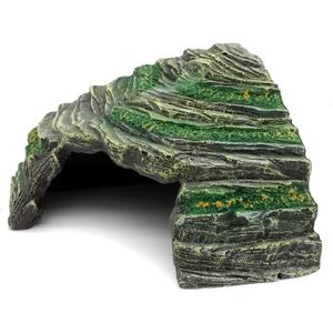 JIHAQUA Terrarium Decor Reptile Hide Reptile Hides and Caves Aquarium Tank Accessories Decorations, Medium